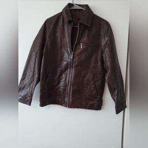 Banana Republic Dark Brown Leather Jacket